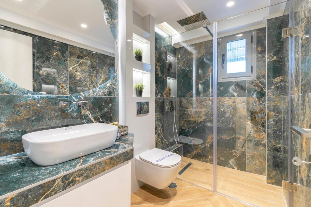 Sithoniars Luxury Ground Floor Apartment With Private Garden Neos Marmaras Extérieur photo